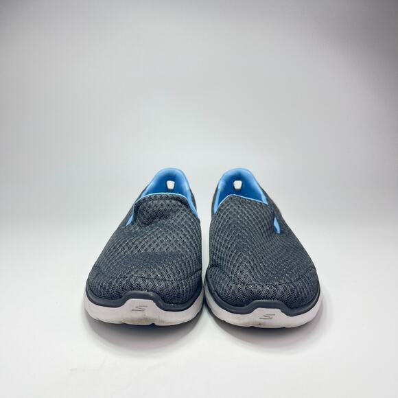 Skechers Go Walk 6 Hyper Pillars Ocean Flash Slip On Shoes Women's Size 10 - Picture 3 of 9